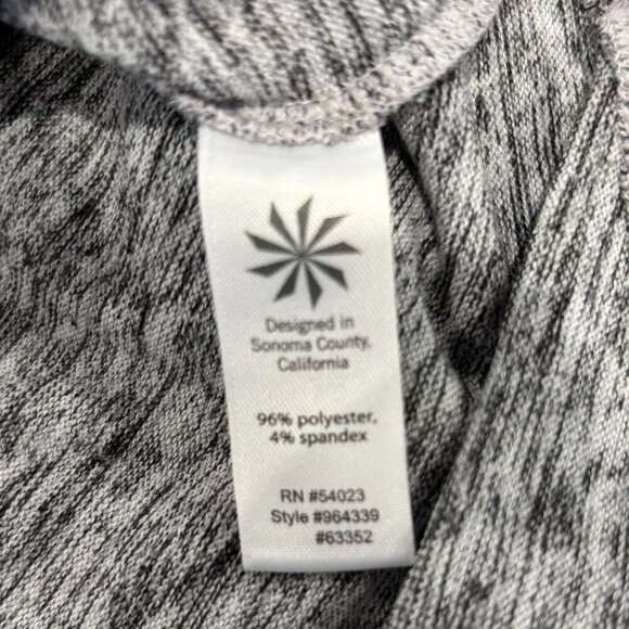 Athleta Gray Heathered Long Sleeve Pullover XS Activewear Top 🌫️‎ - Picture 6 of 7